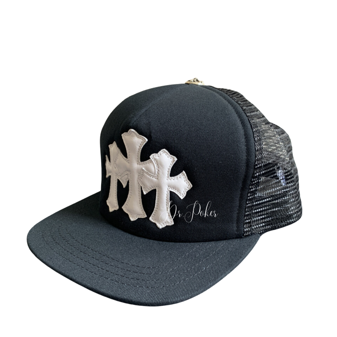 【新品未使用】Cemetery Cross Leather Patch Trucker Hat
