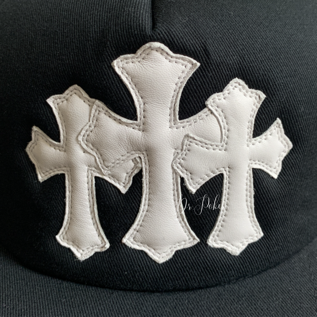 【新品未使用】Cemetery Cross Leather Patch Trucker Hat