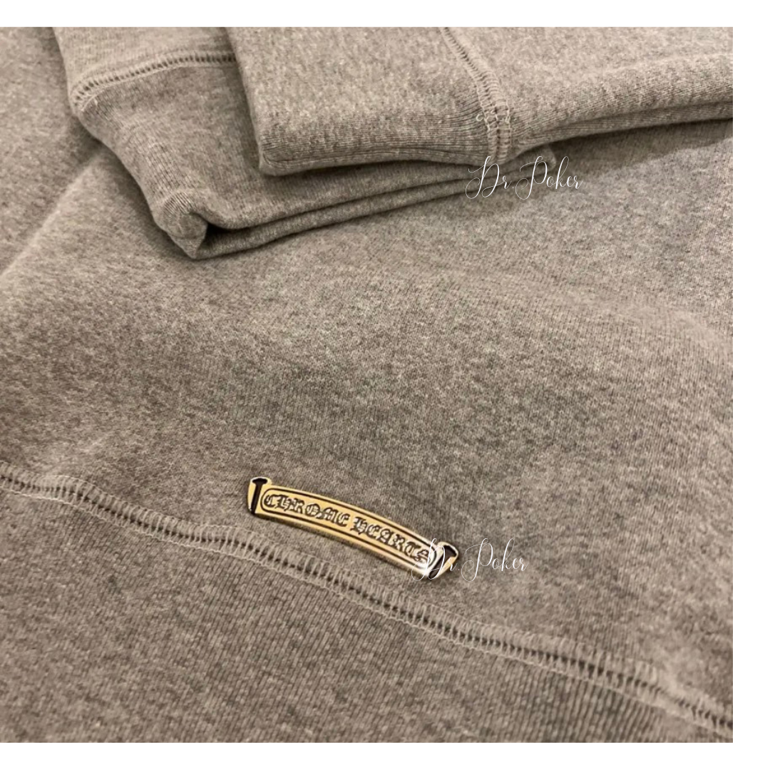 【新品未使用】Y NOT Cross Leather Patch Cashmere Sweatshirts