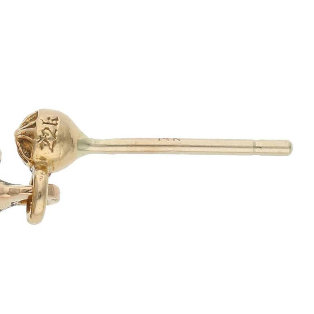 【新品未使用】3 CH Cross Gold Drop Earring