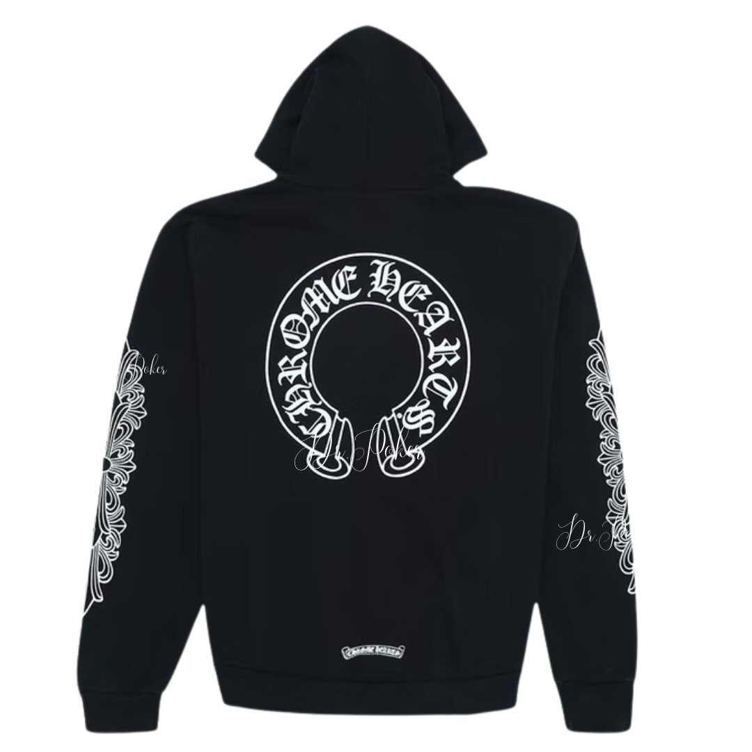 【新品未使用】Floral Cross Horseshoe Hoodies