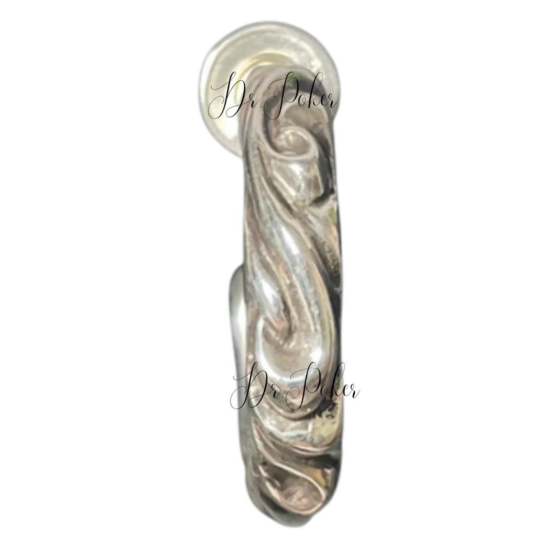 【新品未使用】Scroll Hoop Earring
