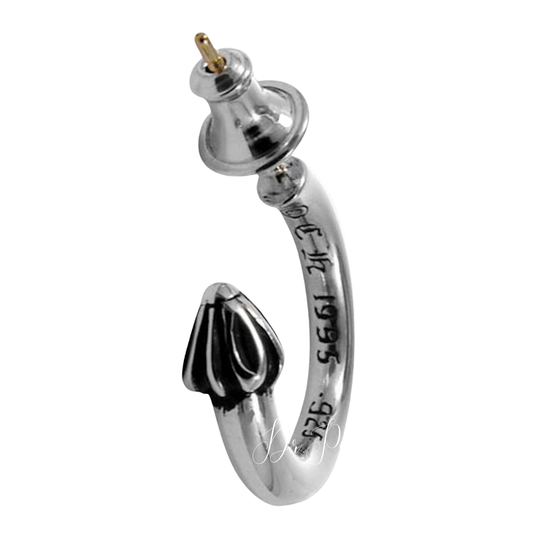 【新品未使用】Plain Hoop Earring