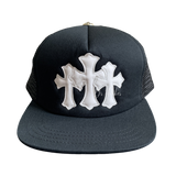 【新品未使用】Cemetery Cross Leather Patch Trucker Hat