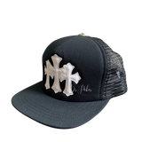 【新品未使用】Cemetery Cross Leather Patch Trucker Hat