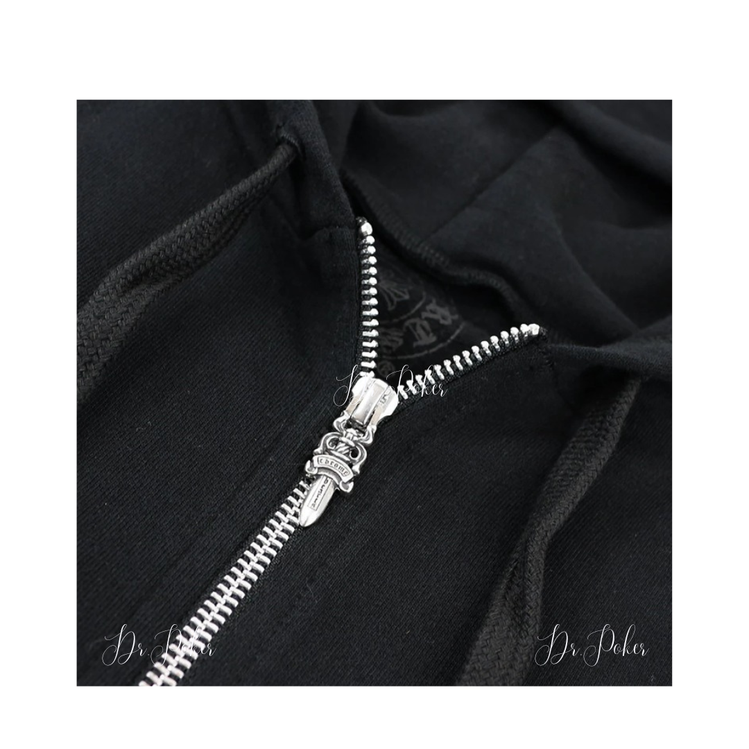 【新品未使用】Vertical Letters Logo Zip-Up Hoodies