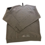 【新品未使用】Y NOT Cross Leather Patch Cashmere Sweatshirts