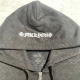 【新品未使用】Plus Cross All Over Printed Horseshoe Zip-Up Hoodies