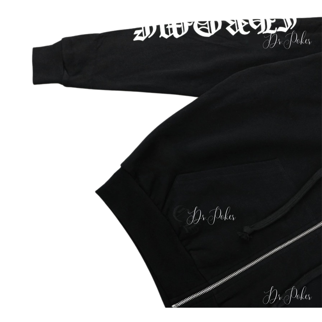 【新品未使用】Vertical Letters Logo Zip-Up Hoodies