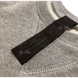 【新品未使用】Y NOT Cross Leather Patch Cashmere Sweatshirts