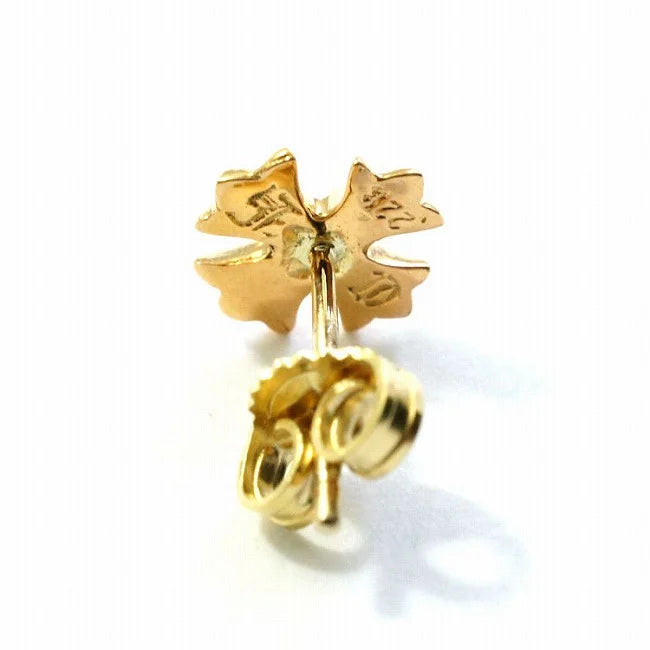 【新品未使用】Plus Cross Stud Earring Gold with Diamond