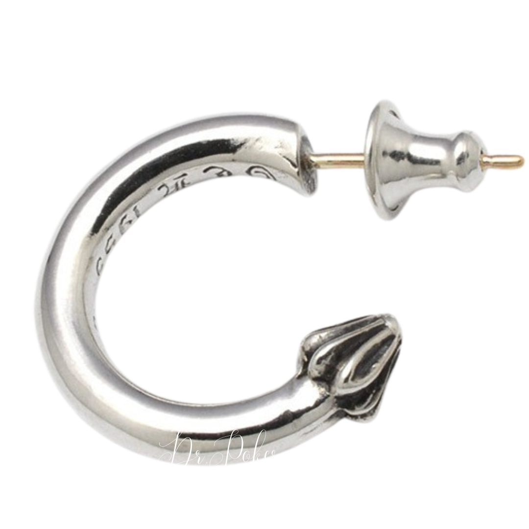 【新品未使用】Plain&nbsp;Hoop Earring
