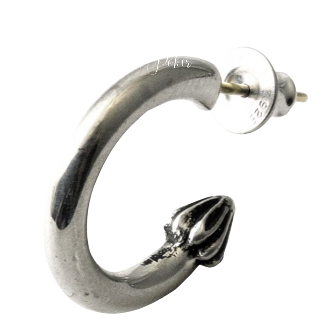 【新品未使用】Plain&nbsp;Hoop Earring
