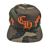 【新品未使用】Cross Leather Patch CH Logo Baseball Cap