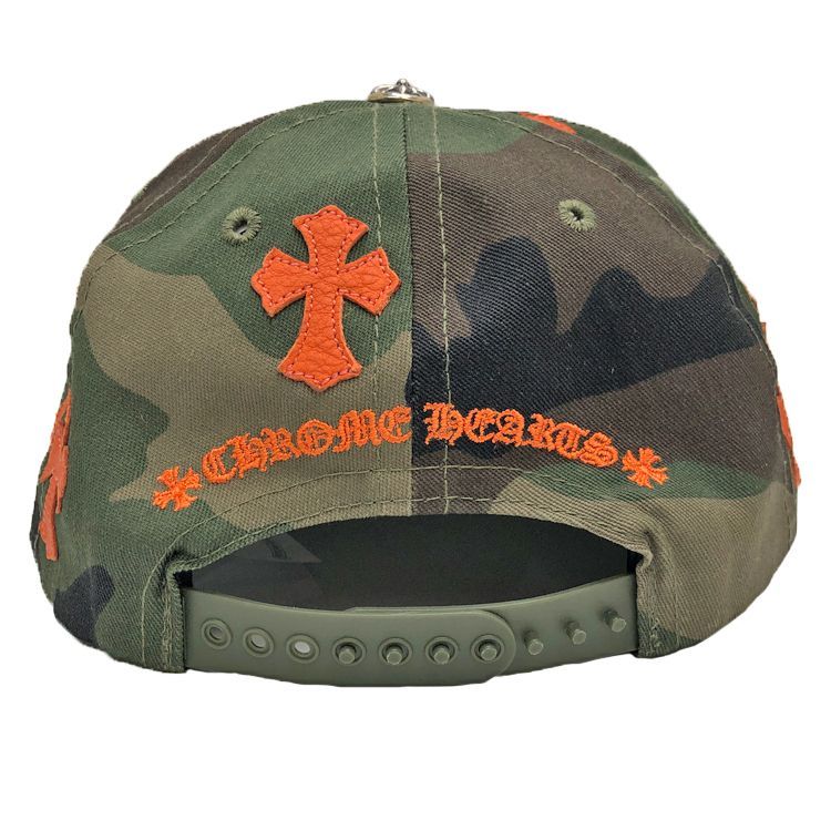 【新品未使用】Cross Leather Patch CH Logo Baseball Cap
